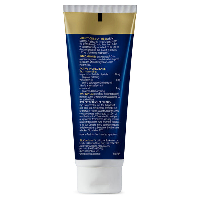 Bioceuticals Ultra Muscleze Cream 100g Tube