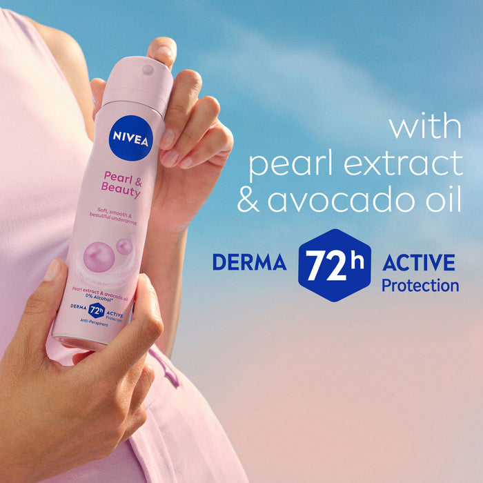 Nivea Women Deodorant Pearl Beauty Aersol 150ml.