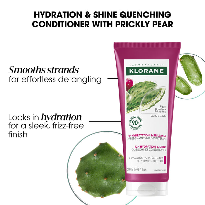 Klorane 72Hr Hydration & Shine Prickly Pear Conditioner 200ml