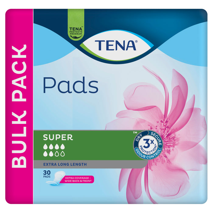 TENA Pads Super 30 Pack.