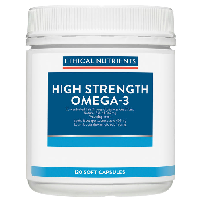 Ethical Nutrients Hi-Strength Fish Oil Capsules 120 Capsules