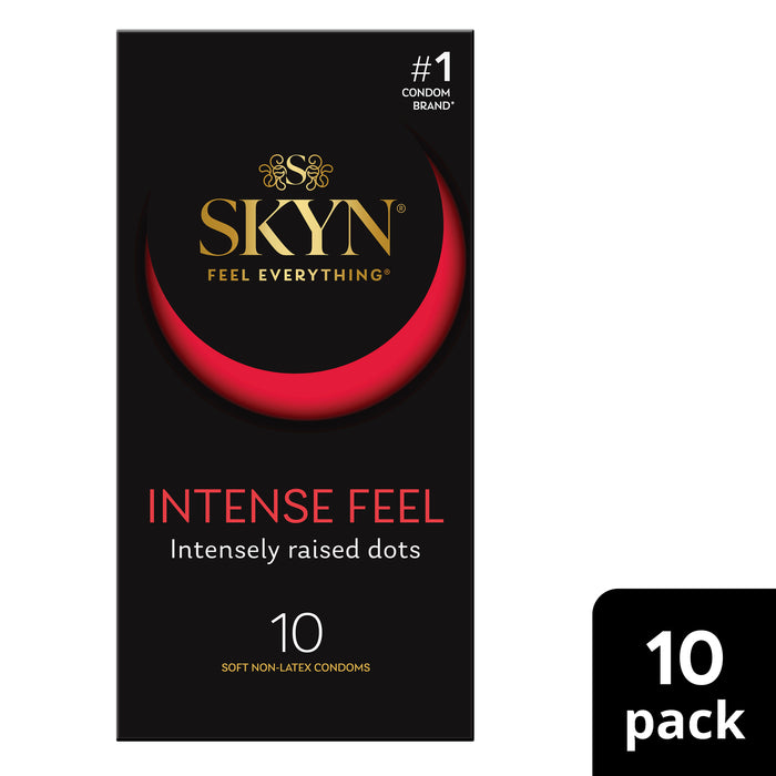 Ansell Lifestyles Condoms Skyn Intense Feel Latex Free 10 Pack