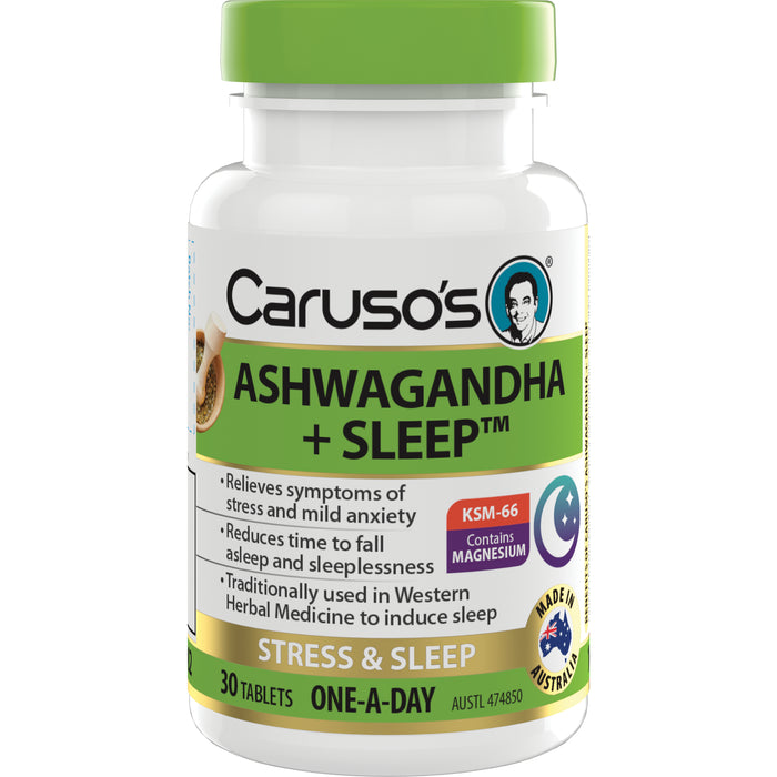 Caruso's Ashwagandha + Sleep Tablets 30