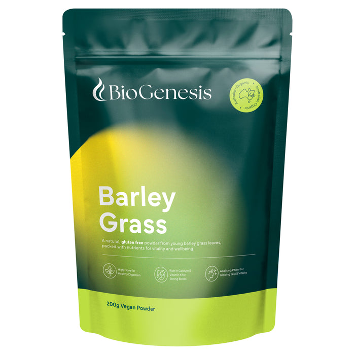 BioGenesis Australian Organic Barley Grass Powder 200g