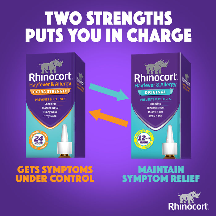 Rhinocort Aqueous Nose Spray 32mcg 120 Dose Twin Pack