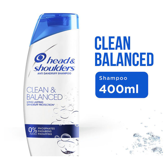 Head&Shoulders Clean & Balanced Shampoo 400ml.