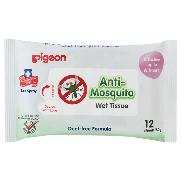 Pigeon Anti Mosquito Wipes 12.