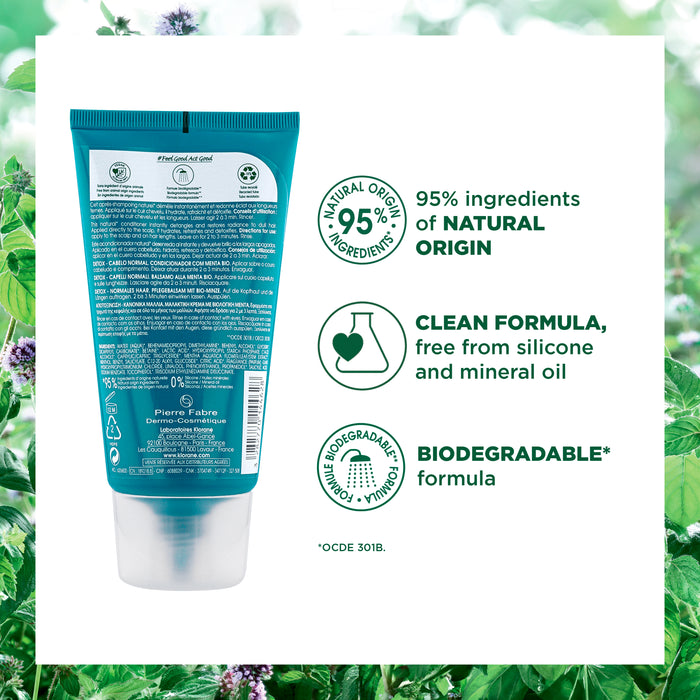 Klorane Detox Normal Hair Organic Mint Conditioner 150ml