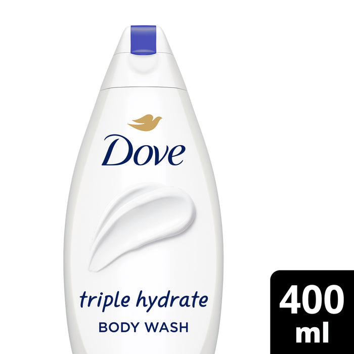 Dove Essential Care Body Wash Triple Hydrate 400ml