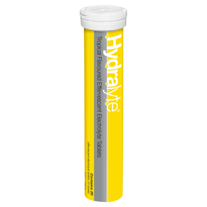 Hydralyte Effervescent Tablets Tropical 20