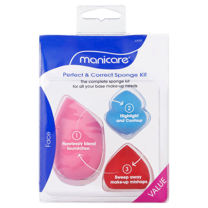 Manicare Perfect & Correct Sponge Kit.