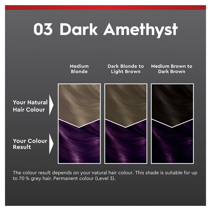 Schwarzkopf Brilliance 03 Dark Amethyst.