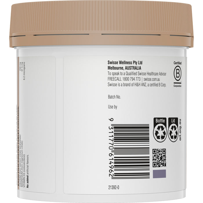 Swisse Ultiboost Magnesium Calcium + Vitamin D3 180 Tablets
