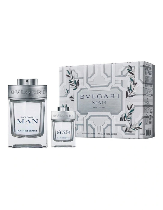 Bvlgari Man Rain Essence 100ml + 15ml EDP Gift Set