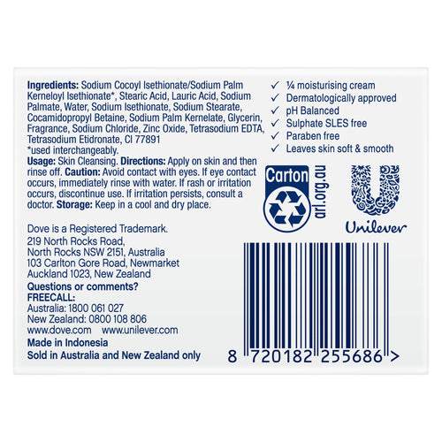 Dove Bar Soap Regular 100g