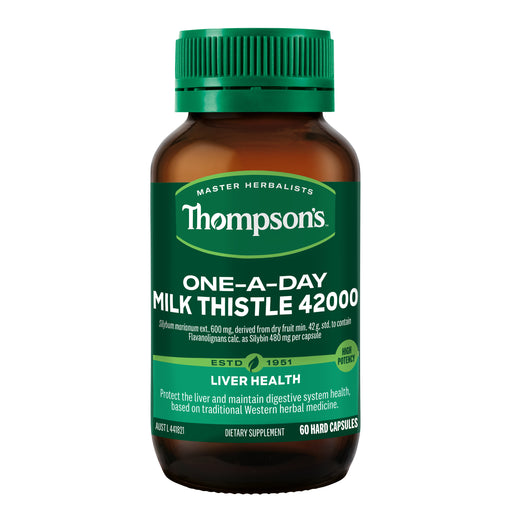 Thompson's One-a-day Milk Thistle 42000mg 60 Capsules.