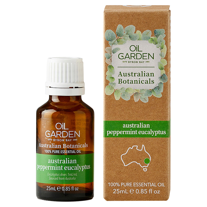 Oil Garden Australian Botanicals Peppermint Eucalyptus 25ml.