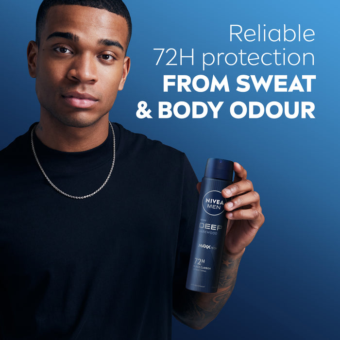 Nivea Deodorant Spray Deep Dark Wood 250ml.