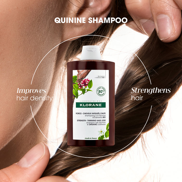 Klorane Quinine & Organic Edelweiss Shampoo 400ml