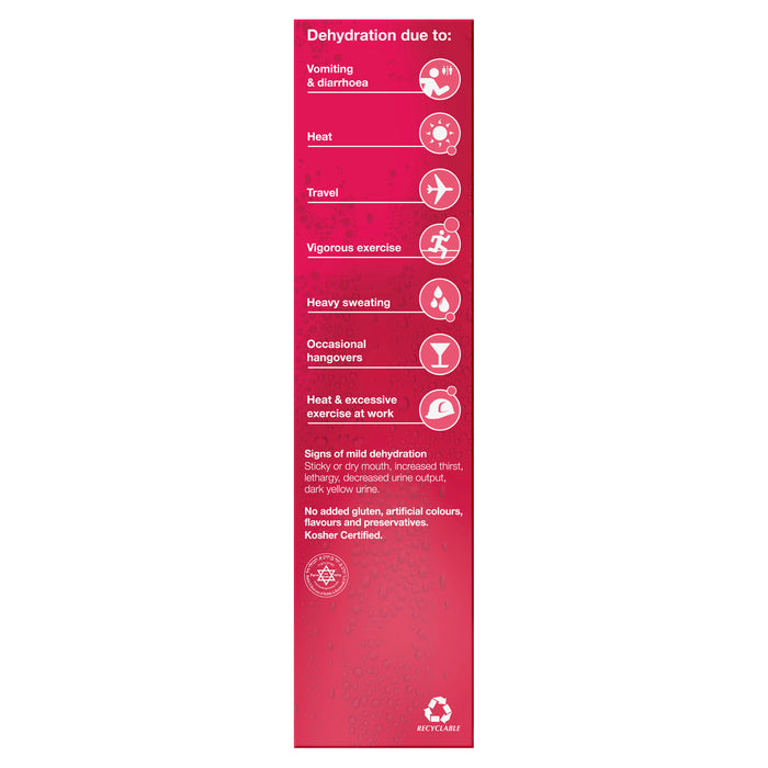 Hydralyte Effervescent Tablets Strawberry Kiwi 20