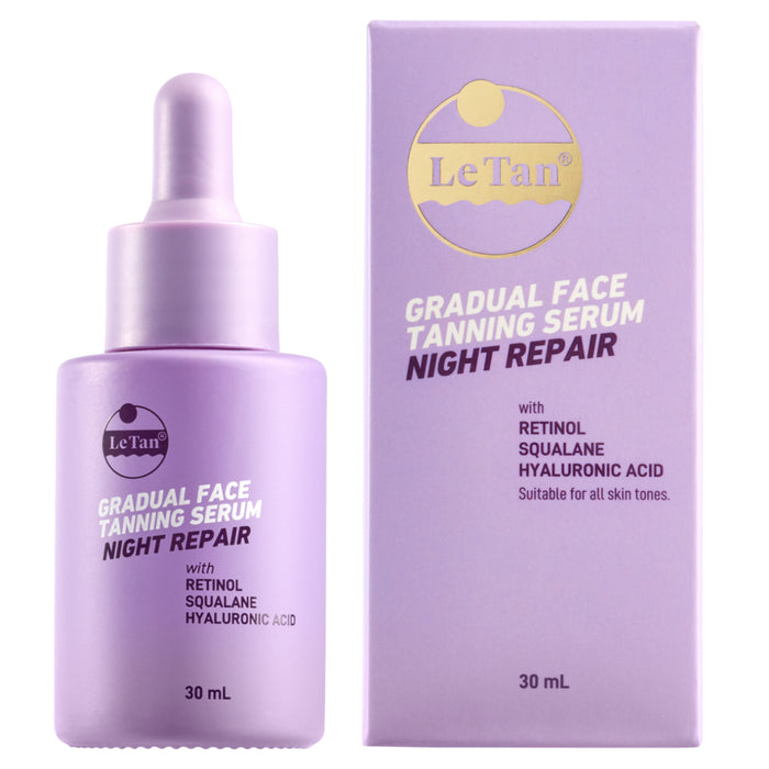 Le Tan Gradual Face Tanning Serum - Night Repair