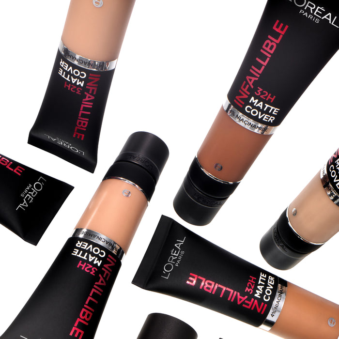 L'Oreal Infallible 32H Matte Cover Liquid Foundation With 4% Niacinamide 320 Toffee