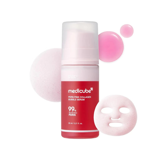 Medicube Pdrn Pink Collagen Bubble Serum 95ml.