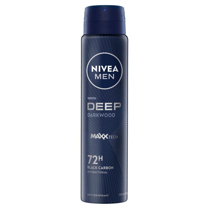 Nivea Deodorant Spray Deep Dark Wood 250ml.