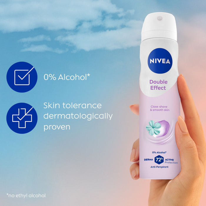 Nivea Women Deodorant Double Effect White Senses Aerosol 250ml