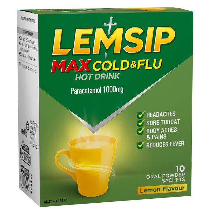 Lemsip Sachets Maximum Strength 10.