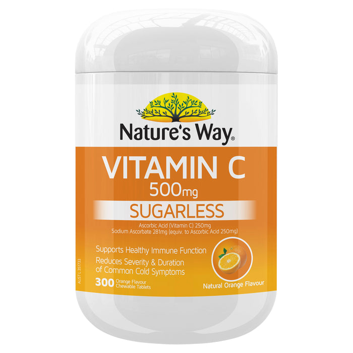 Nature's Way Vitamin C 500mg 300 Tablets.