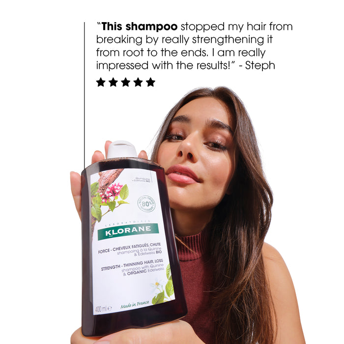 Klorane Quinine & Organic Edelweiss Shampoo 400ml