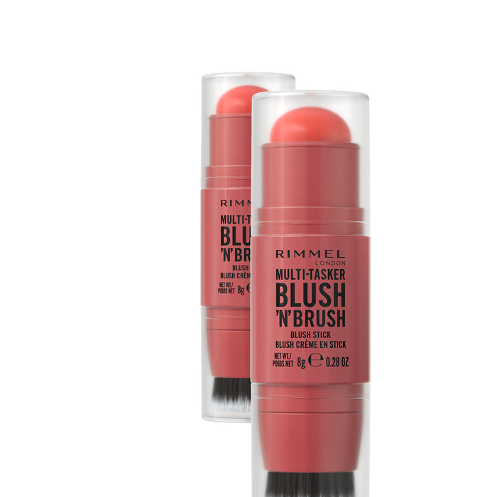 Rimmel Multi tasker Blush 'N' Brush 250 Coral Dust
