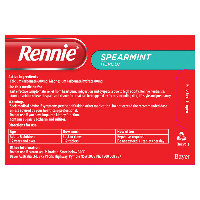 Rennie Tablets 48