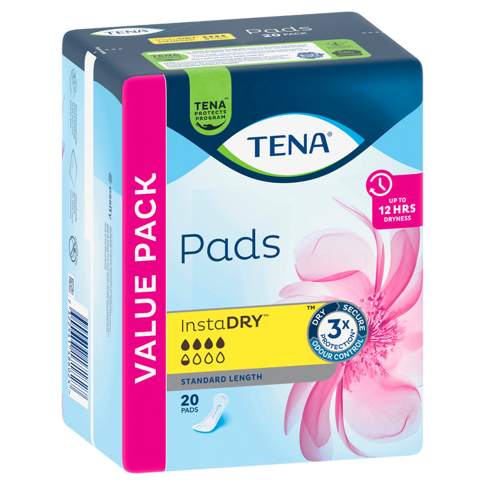 TENA Pads Instadry Standard 20 Pack