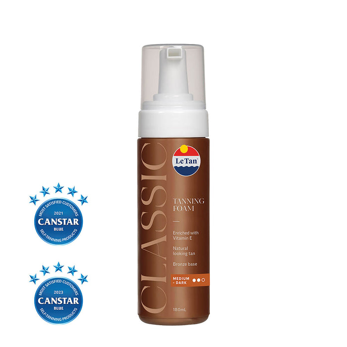 Le Tan Classic Foam Medium/Dark 180ml