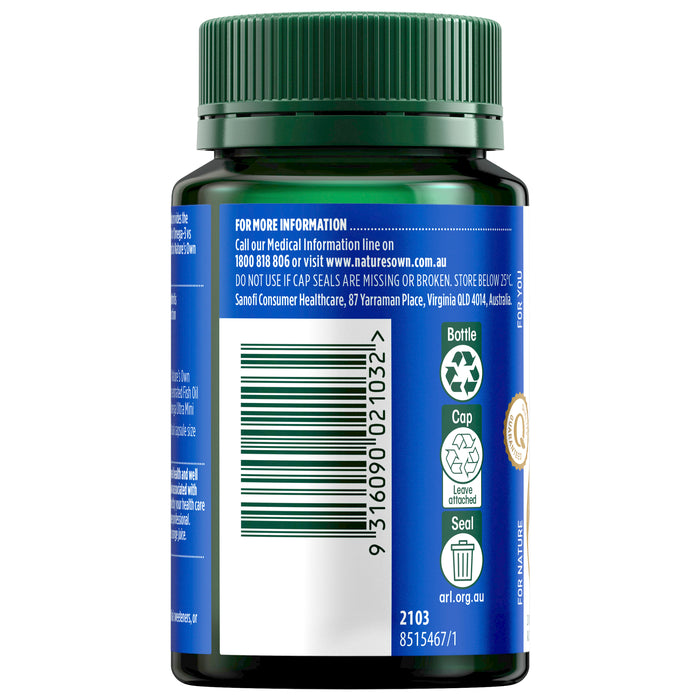 Nature's Own Ultra Mini Omega 60Capsules