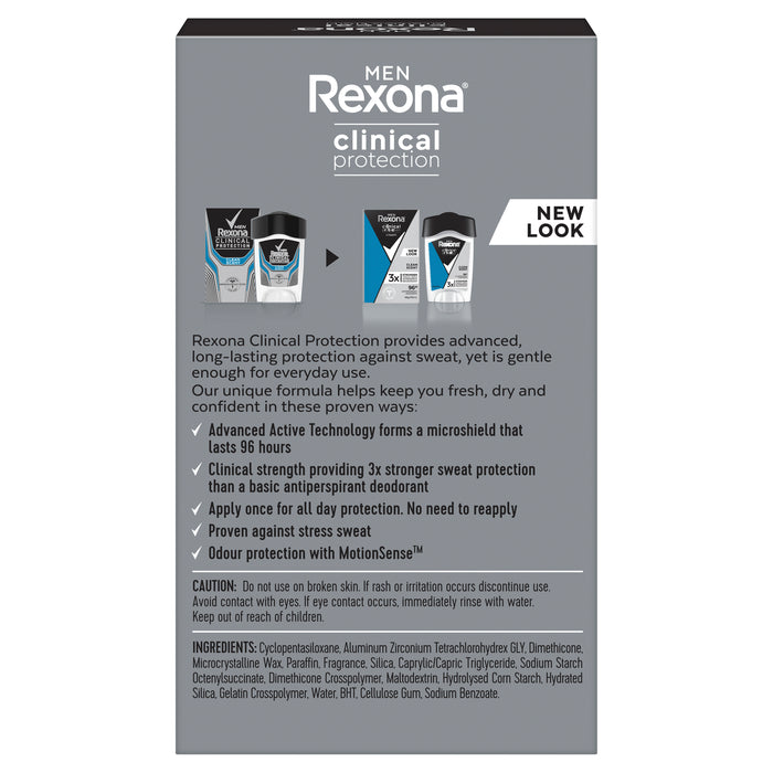 Rexona Men Antiperspirant Deodorant Clinical Clean Scent 45ml.