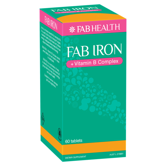 FAB Iron Tablets 60