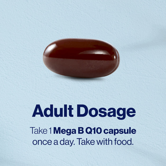 Bioceuticals Mega B Q10 120 Soft Capsules