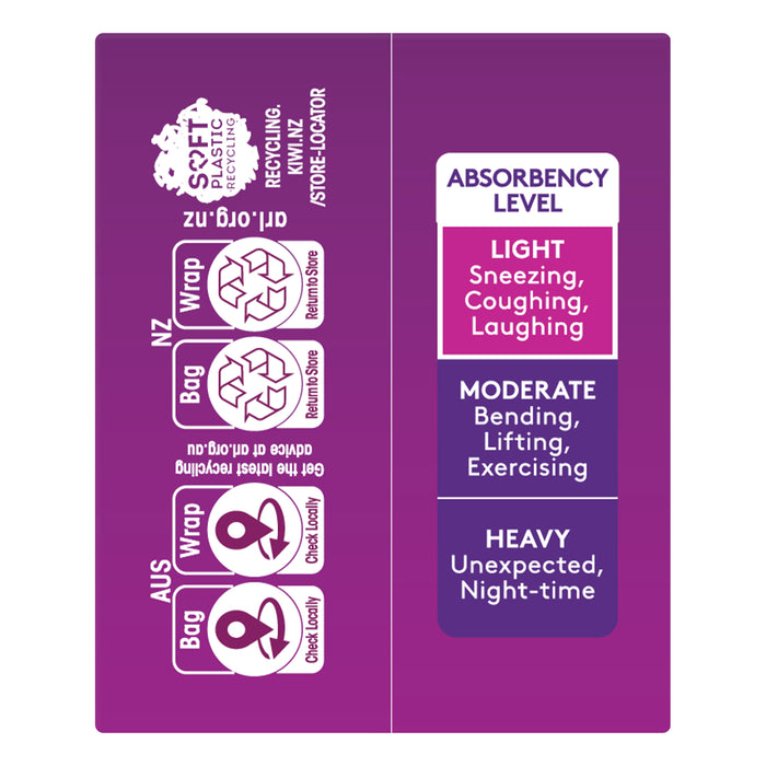 Poise Panty Liners Extra Light 30
