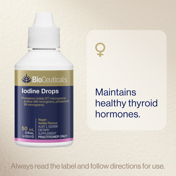 Bioceuticals Iodine Drops 50ml Oral Liquid