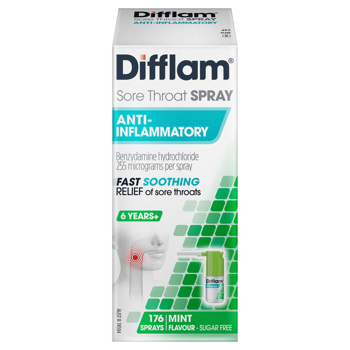 Difflam Sore Throat Spray 30mL.