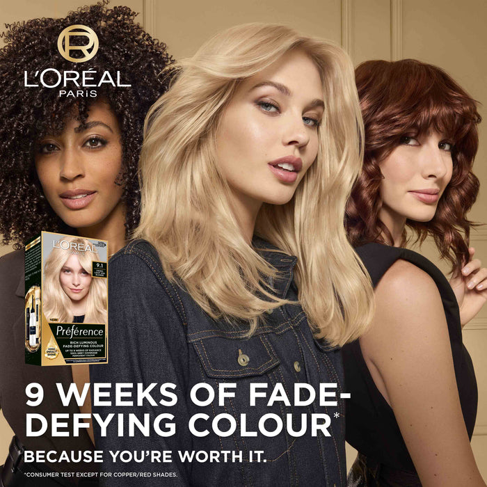 L'Oreal Preference 9.1 Light  Ash blonde