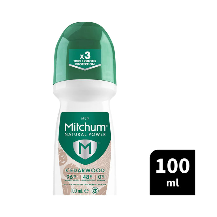 Mitchum Natural Roll On Eucalyptus 100ml