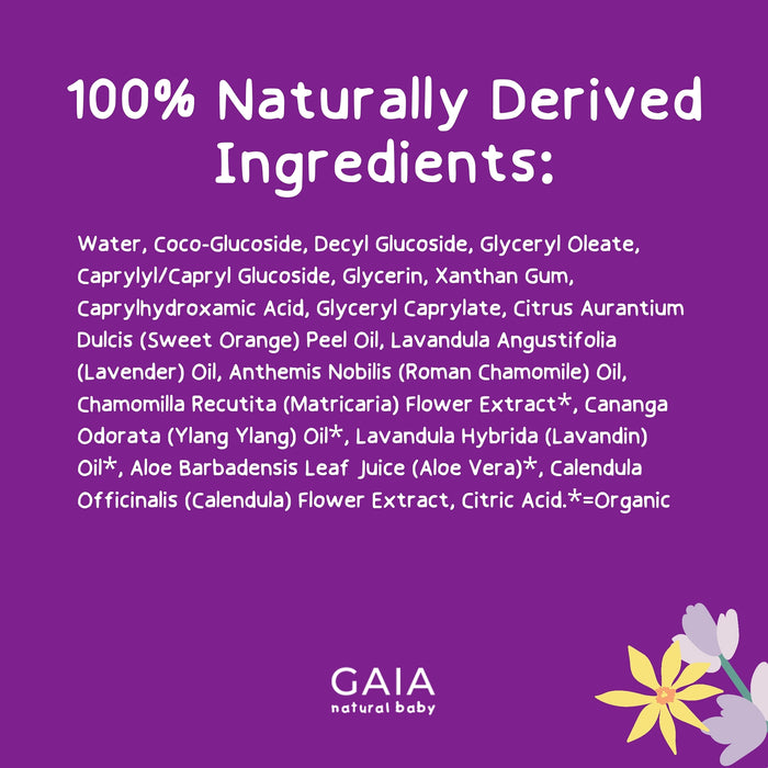 Gaia Natural Baby Sleeptime Bubble Bath 250ml