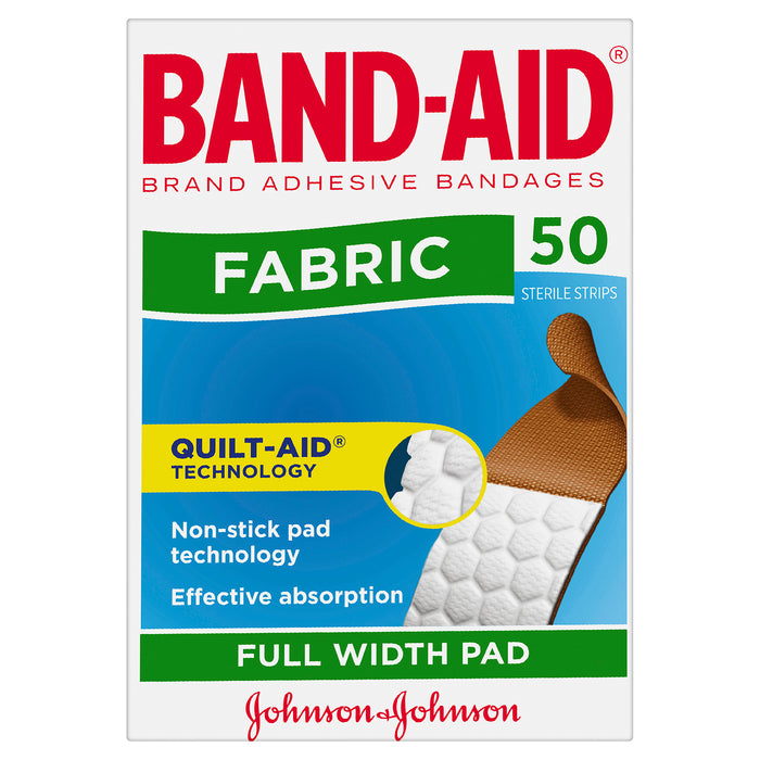 Band-Aid Brand Adhesive Bandages Fabric 50.
