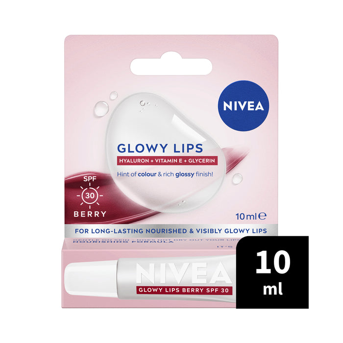 Nivea Glowy Lips Berry SPF30 10g