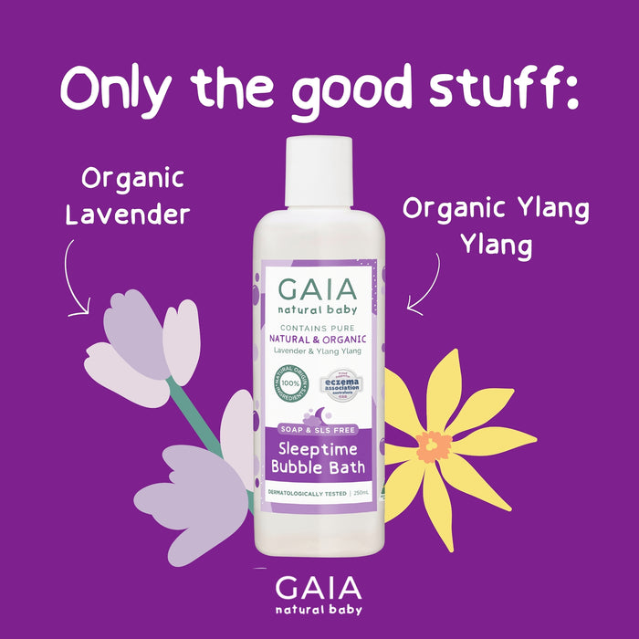 Gaia Natural Baby Sleeptime Bubble Bath 250ml