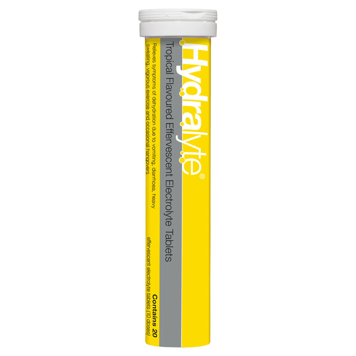 Hydralyte Effervescent Tablets Tropical 20